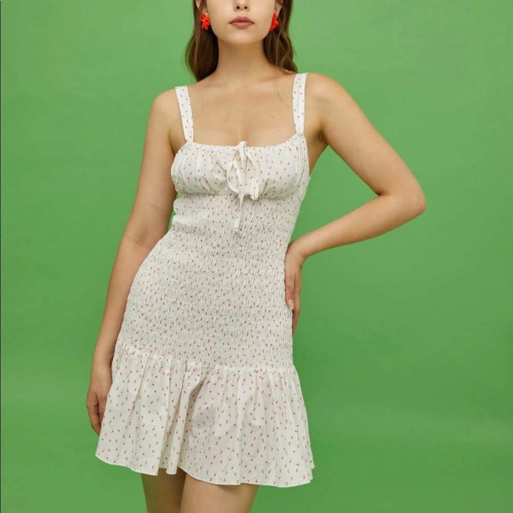 Small flower mini dress